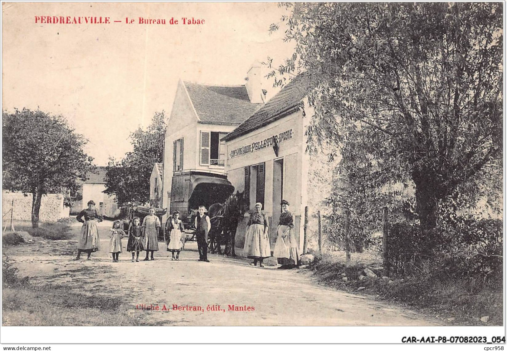 CAR-AAIP8-78-0694 - PERDREAUVILLE - Le Bureau De Tabac - Carte Vendue En L'etat - Other & Unclassified