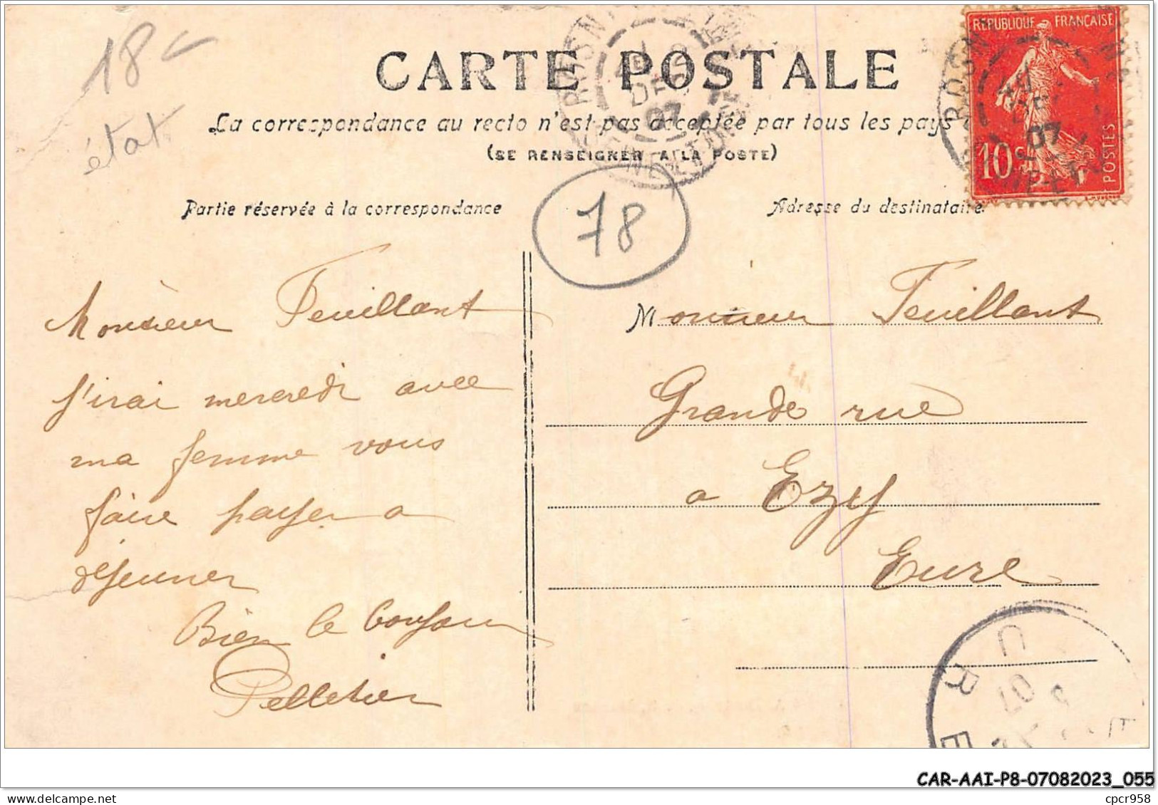 CAR-AAIP8-78-0694 - PERDREAUVILLE - Le Bureau De Tabac - Carte Vendue En L'etat - Other & Unclassified