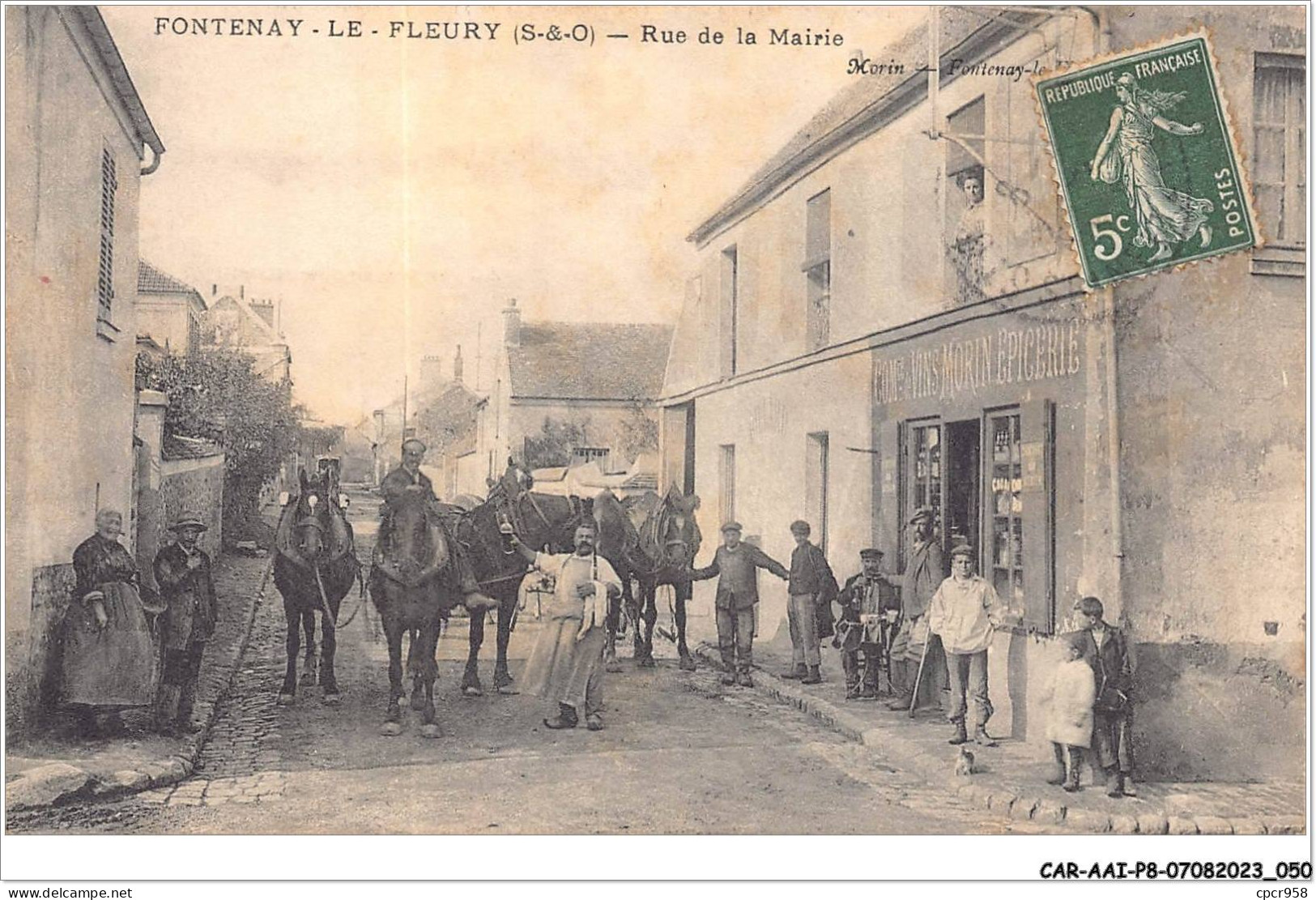 CAR-AAIP8-78-0692 - FONTENAY LE FLEURY - Rue De La Mairie - Other & Unclassified