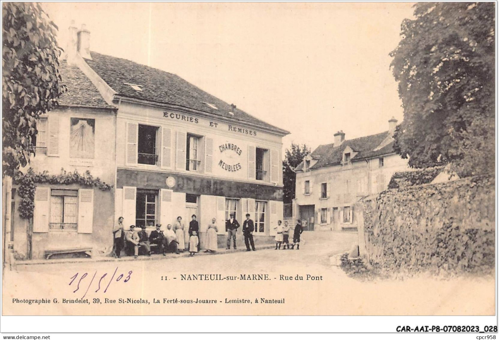 CAR-AAIP8-77-0681 - NANTEUIL SUR MARNE - Rue Du Pont - Sonstige & Ohne Zuordnung