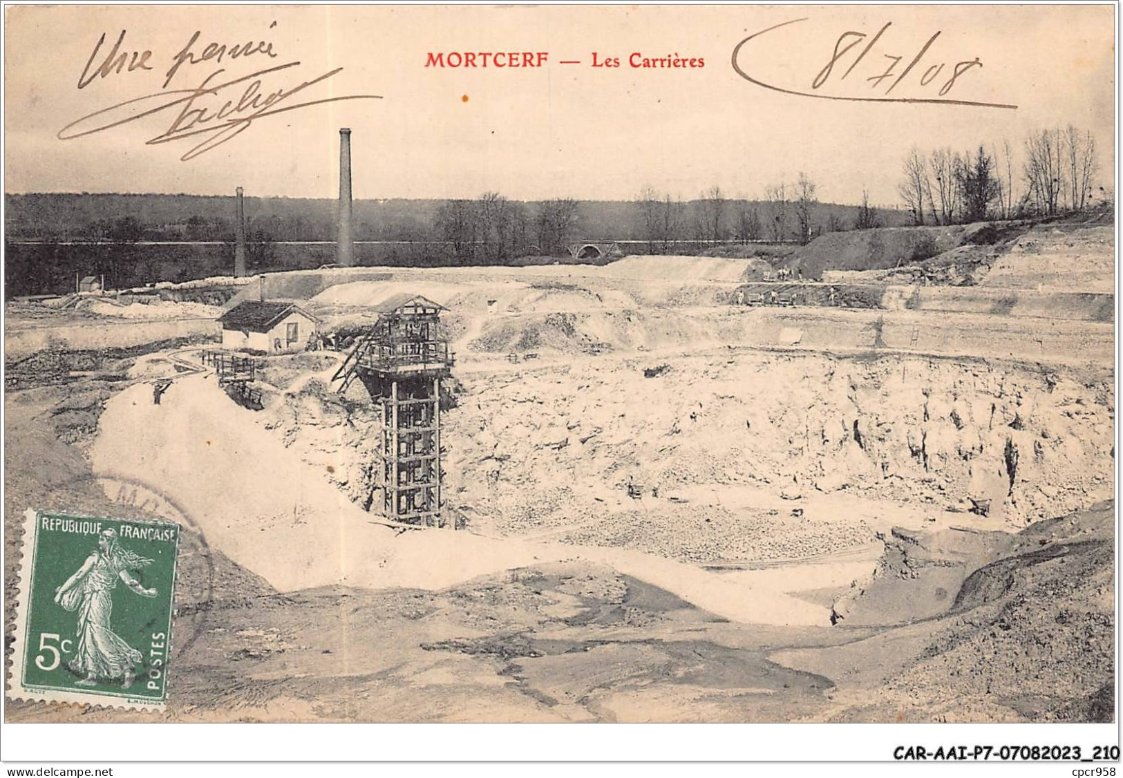 CAR-AAIP7-77-0662 - MORTCERF - Les Carrieres - Mine - Sonstige & Ohne Zuordnung