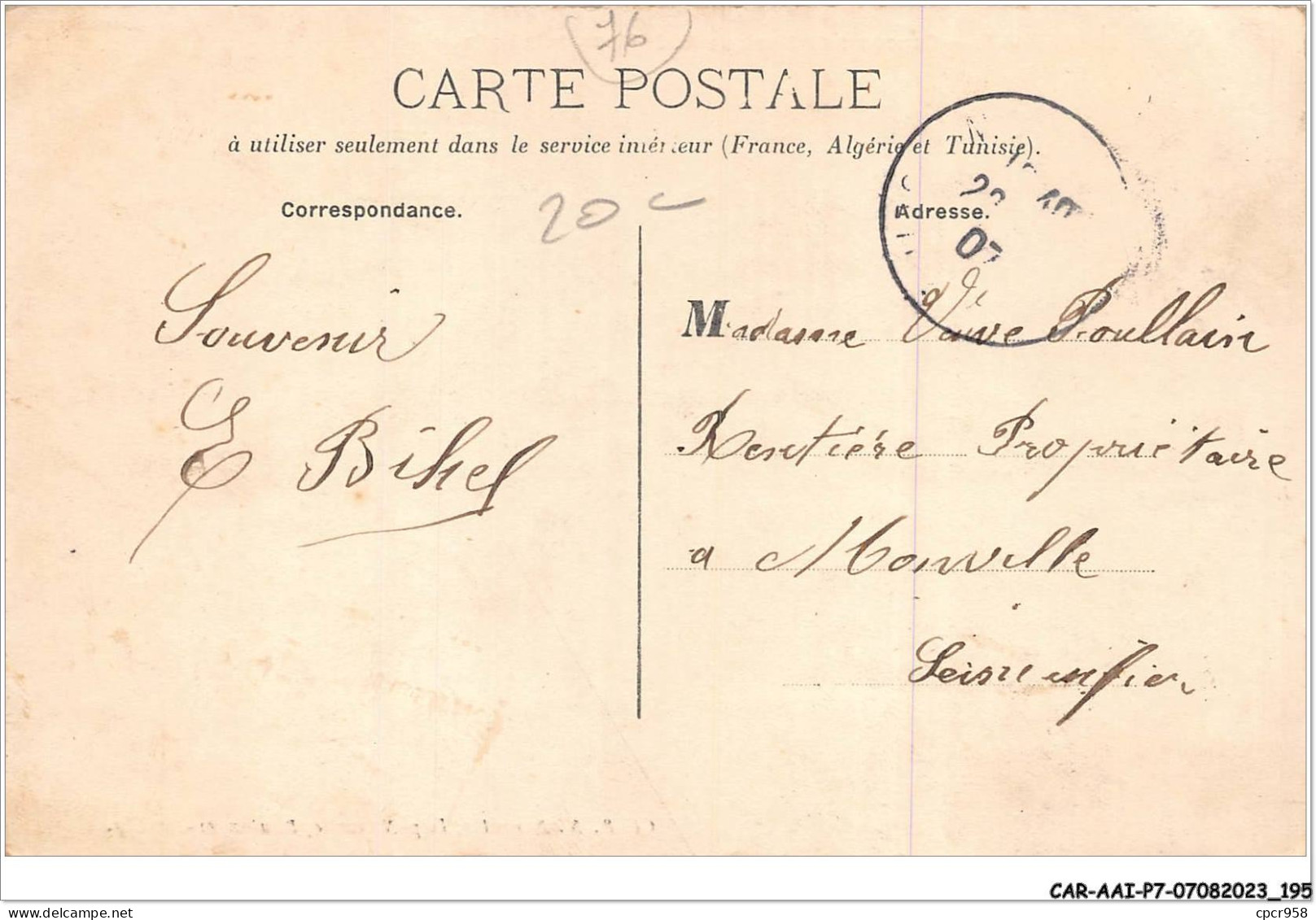 CAR-AAIP7-76-0654 - PAVILLY - Concours De Musique 1906 - Place De La Halle - Pavilly