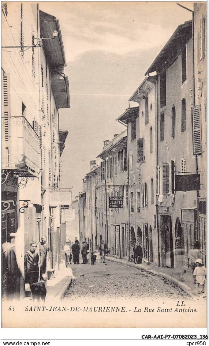 CAR-AAIP7-73-0625 - SAINT JEAN DE MAURIENNE - La Rue Saint Antoine  - Saint Jean De Maurienne