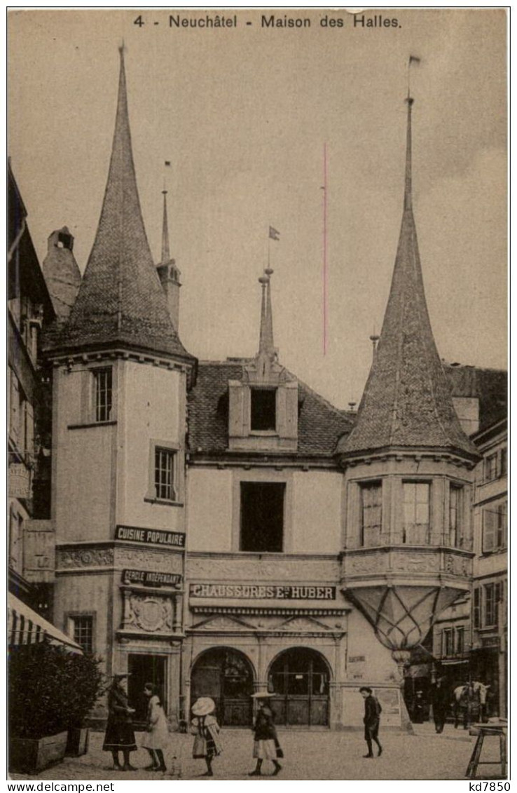 Neuchatel - Maison Des Halles - Neuchâtel