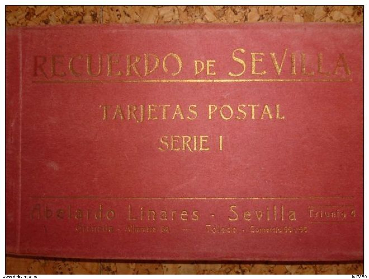 Recuerdo De Sevilla - Booklet - 25 Cards - Sevilla