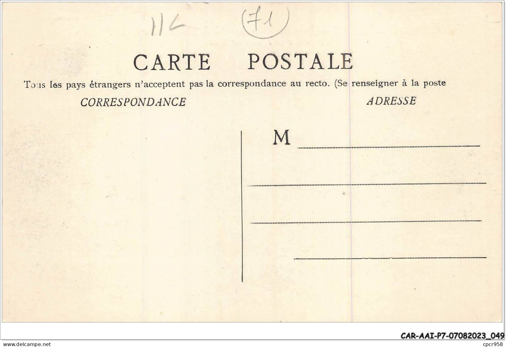CAR-AAIP7-71-0581 - CHALON SUR SAONE - Innondation 1910 - Place De L'Hotel De Ville  - Chalon Sur Saone