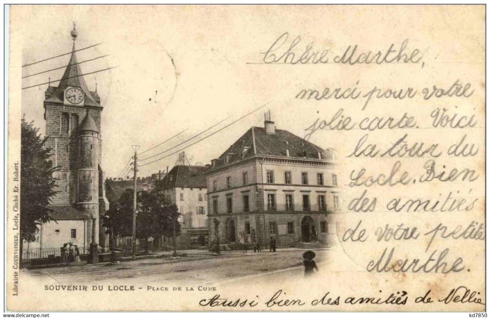 Souvenir Du Locle - Place De La Cupe - Le Locle