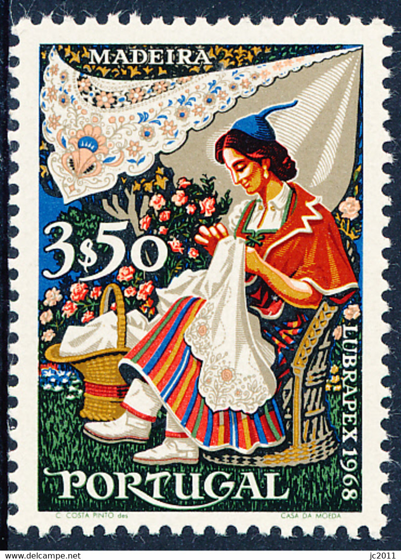 Portugal - 1968 - Lubrapex / Madeira - Embroidery - MNH - Neufs