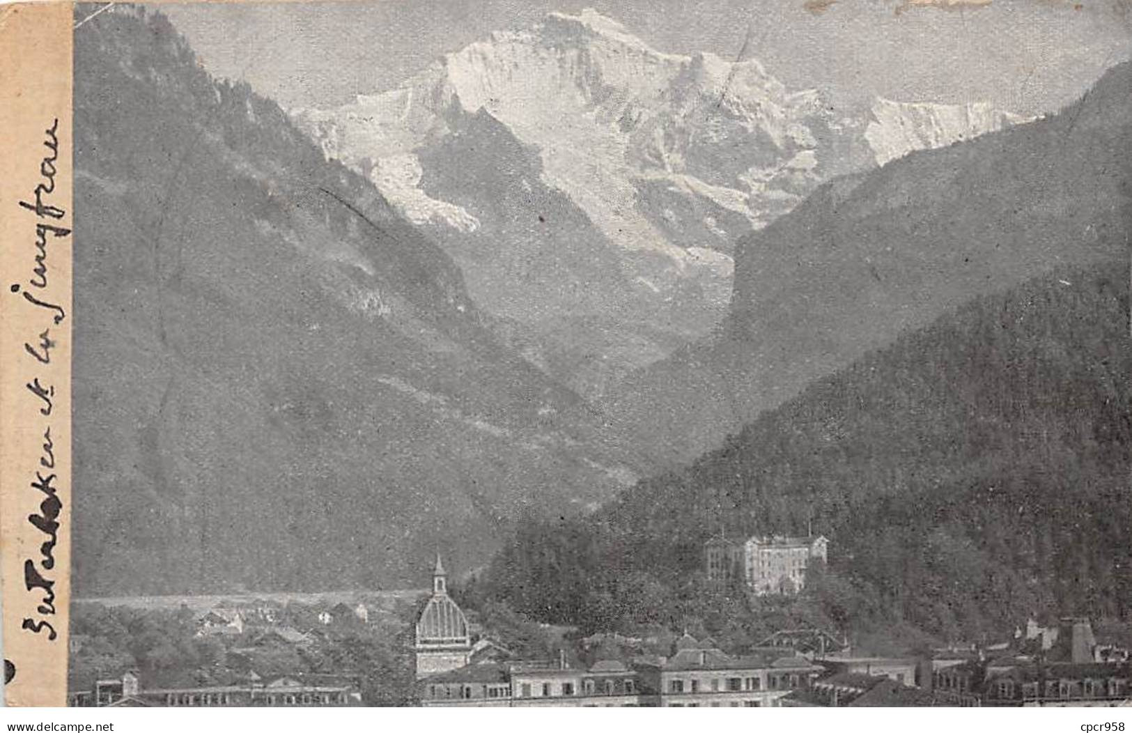 Suisse - N°91583 - INTERLAKEN - Vue Générale - Carte Photo - Interlaken