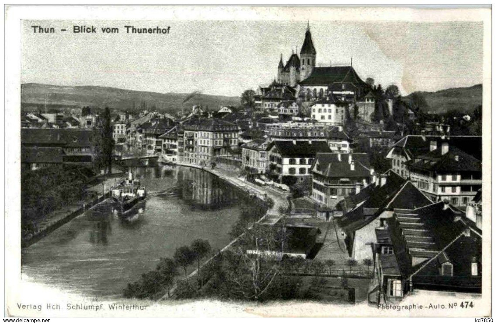 Bern - Blick Vom Thunerhof - Verlag Schlumpf - Bern
