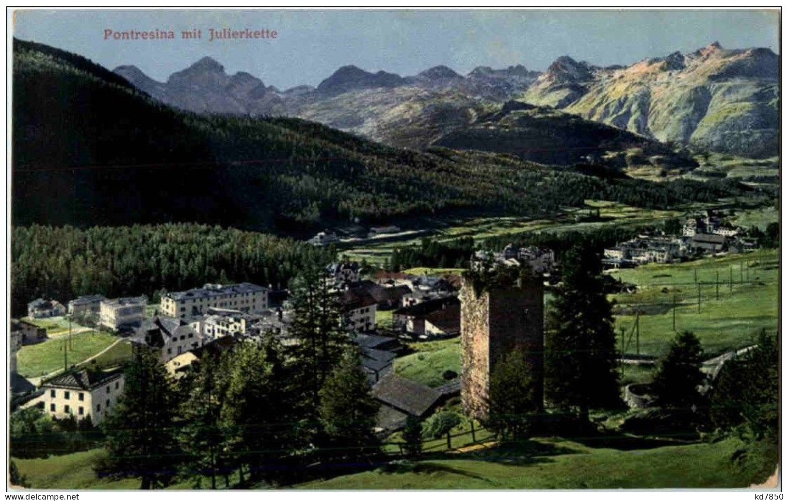 Pontresina Mit Julierkette - Pontresina