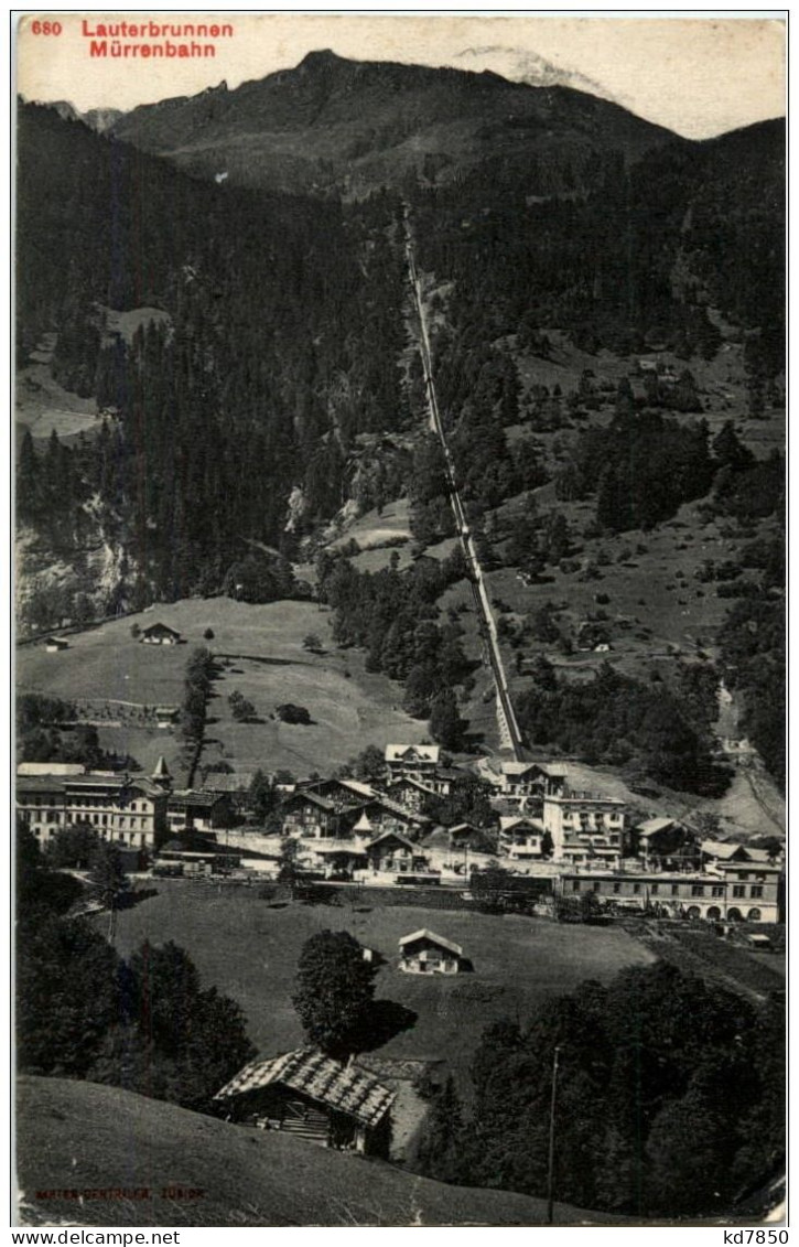 Lauterbrunnen - Mürrenbahn - Lauterbrunnen