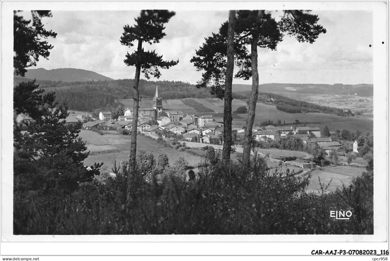 CAR-AAJP3-43-0237 - VERNASSAL - Paysage Pris Du Bois De Peyrarode - Autres & Non Classés