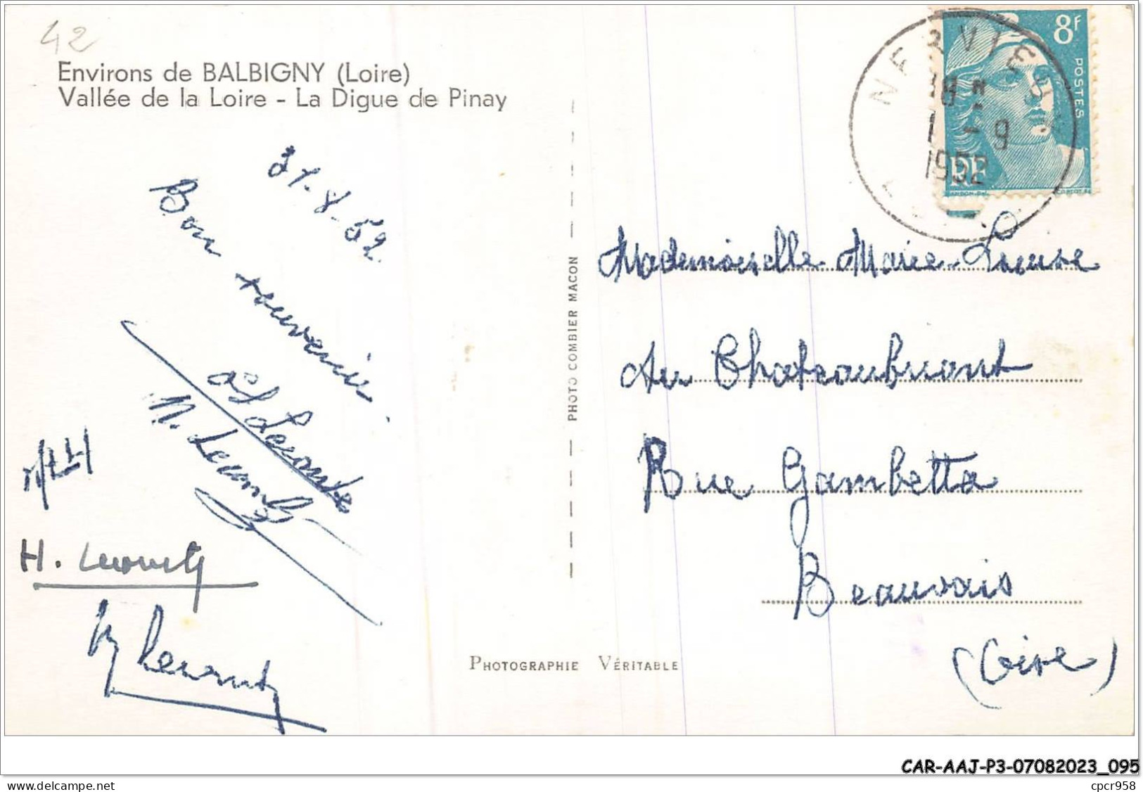 CAR-AAJP3-42-0226 - Environs De BALBIGNY - La Digue De Pinay - Other & Unclassified