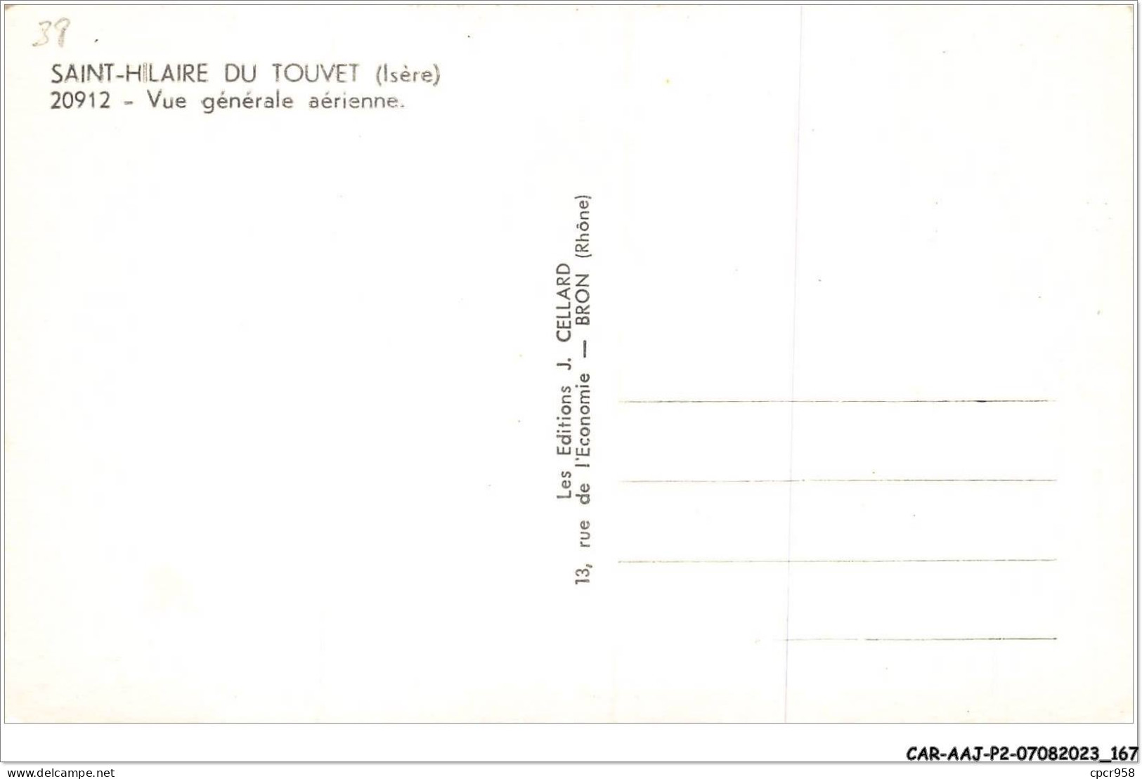 CAR-AAJP2-38-0172 - SAINT-HILAIRE DU TOUVET - Vue Générale Aérienne - Saint-Hilaire-du-Touvet