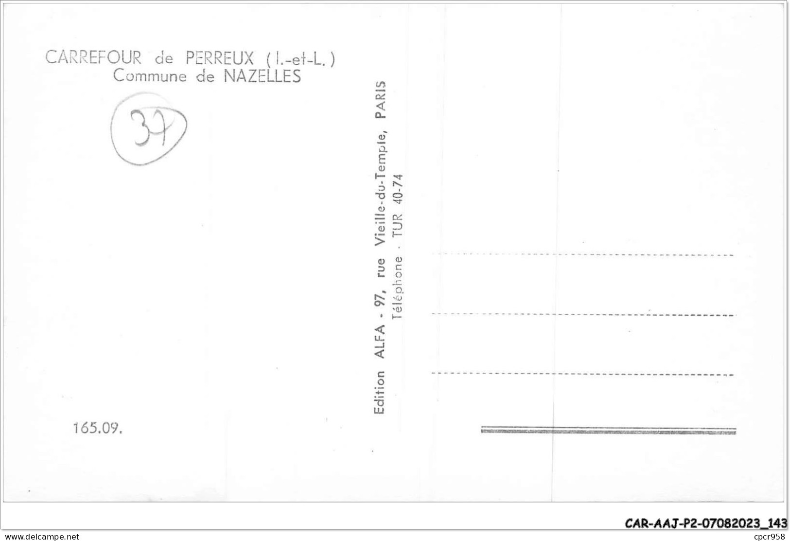 CAR-AAJP2-37-0160 - Carrefour De PERREUX - Commune De NAZELLES - Sonstige & Ohne Zuordnung