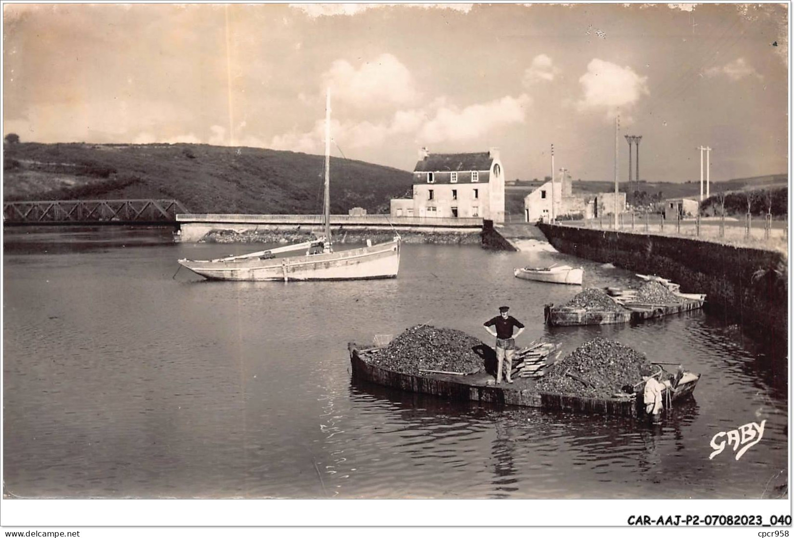 CAR-AAJP2-29-0109 - LANNILIS - Le Pont De Paluden Sur La Rivière Aber-Wrac'h - Sonstige & Ohne Zuordnung