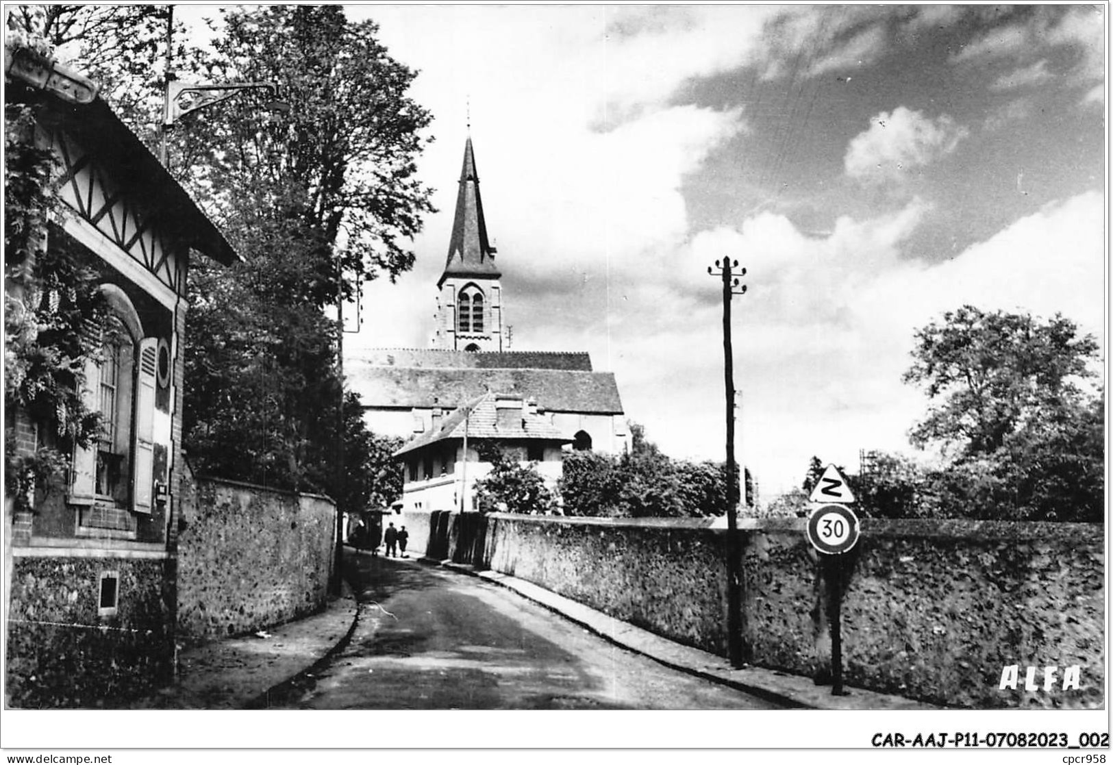 CAR-AAJP11-91-0996 - PALAISEAU - L'église - Palaiseau