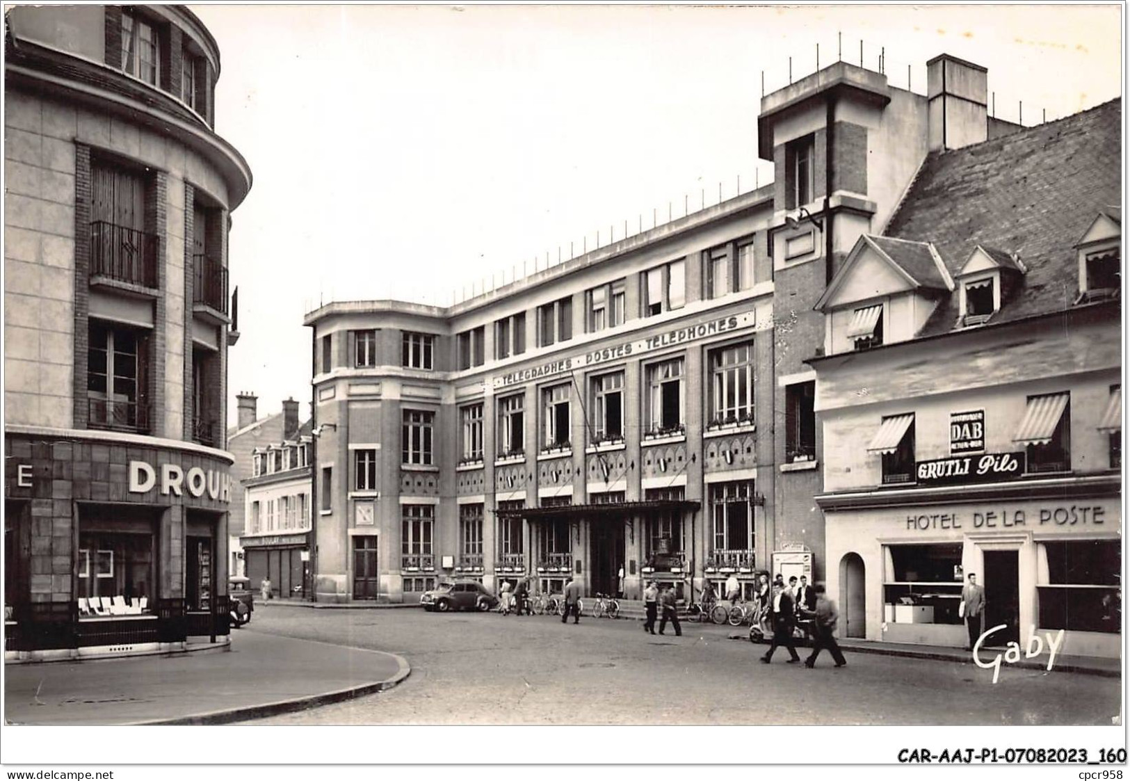 CAR-AAJP1-27-0081 - EVREUX - Hôtel Des P.T.T.  - Evreux