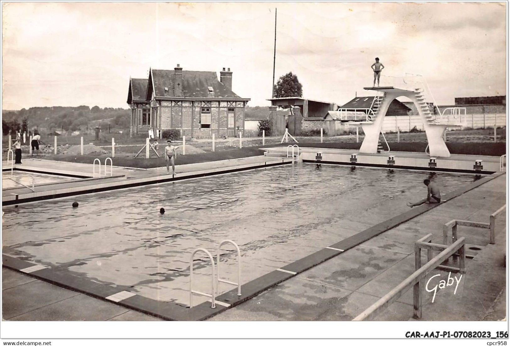 CAR-AAJP1-27-0079 - BERNAY - La Piscine - Bernay