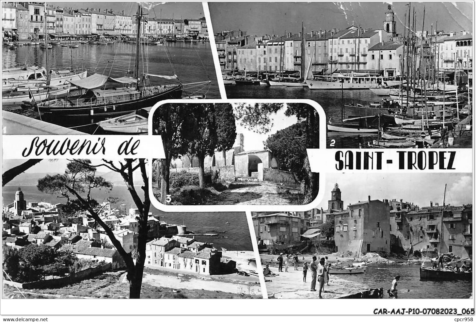 CAR-AAJP10-83-0912 - SAINT-TROPEZ - Souvenir De St-Tropez è Multi-vues - Saint-Tropez