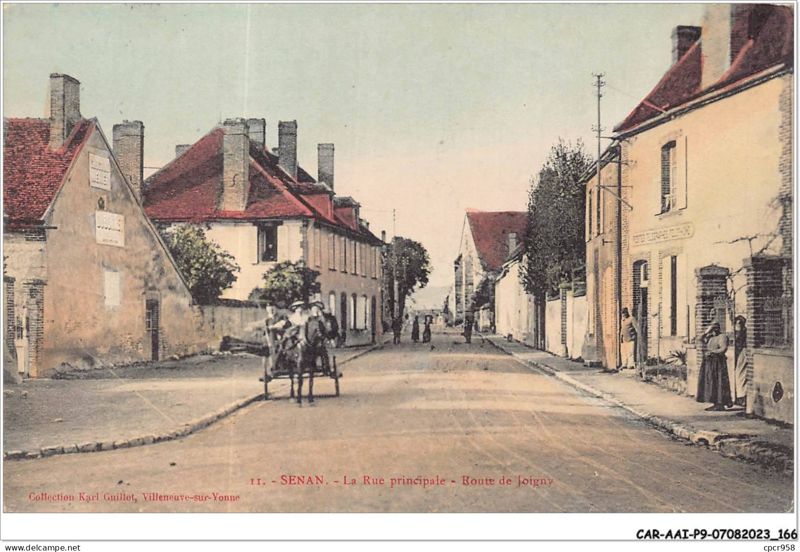 CAR-AAIP9-89-0844 - SENAN - La Rue Principale - Route De Joigny - Sonstige & Ohne Zuordnung