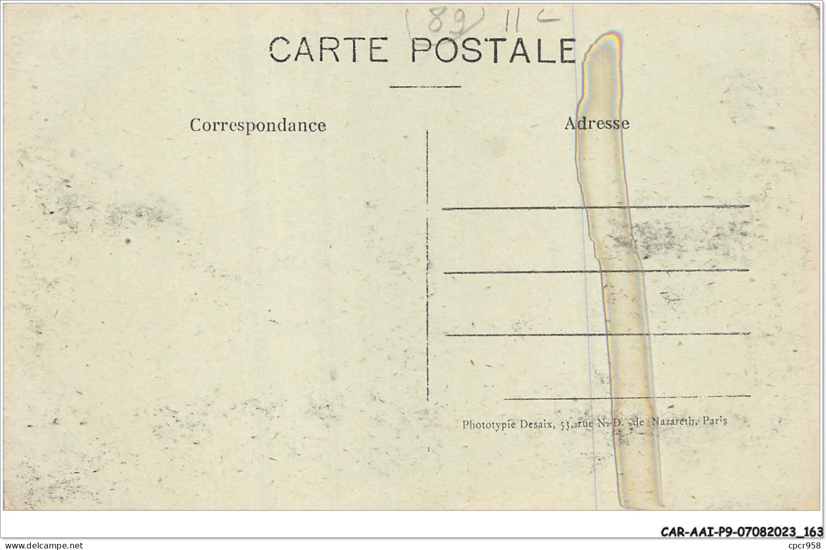 CAR-AAIP9-89-0842 - DRACY SUR OUANNE - Rue Du Pont - Sonstige & Ohne Zuordnung