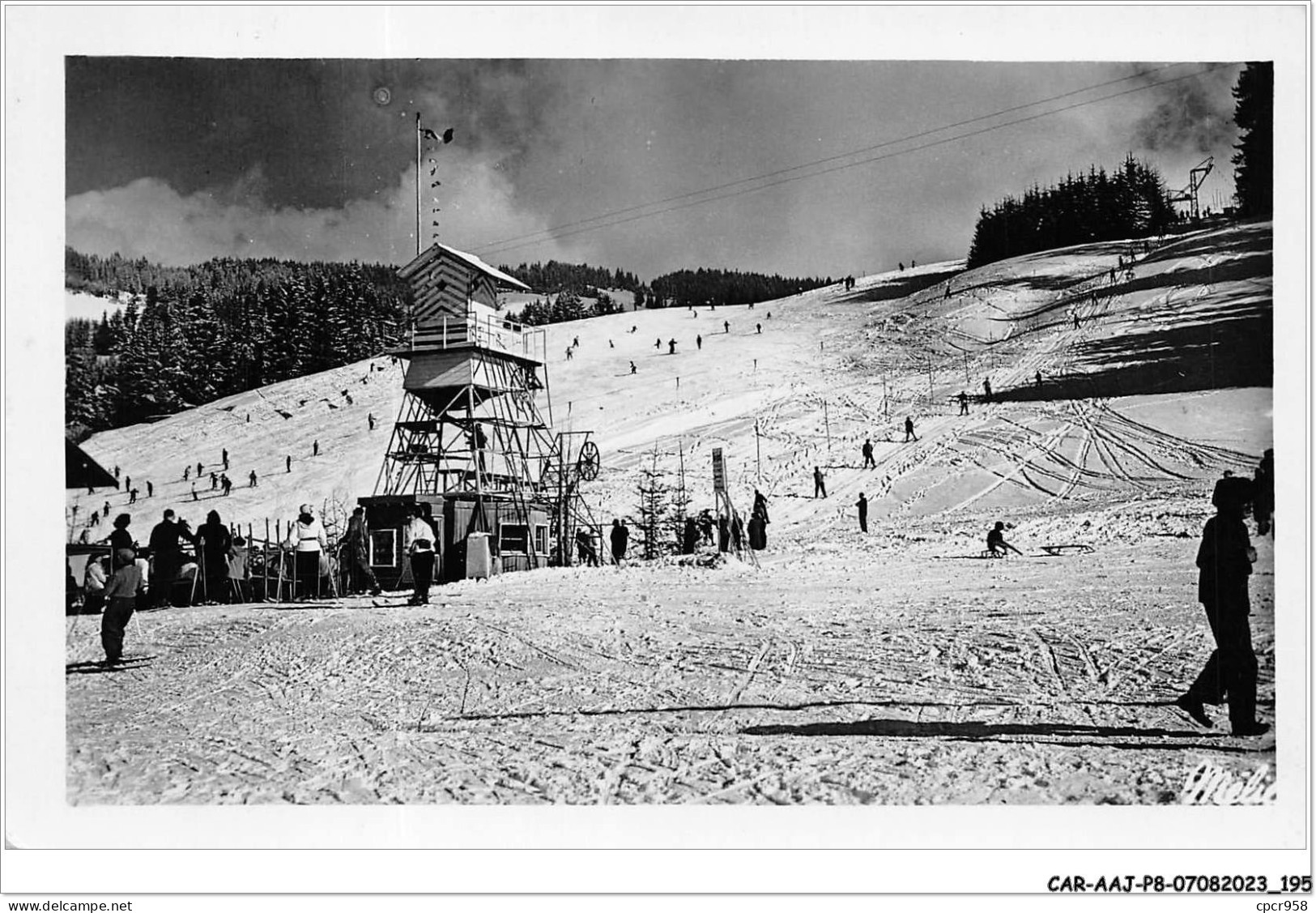 CAR-AAJP8-74-0772 - LES GETS - Les Pentes De Ski De Carry Et La Gare De Départ Du Téleski De Carry - Les Gets