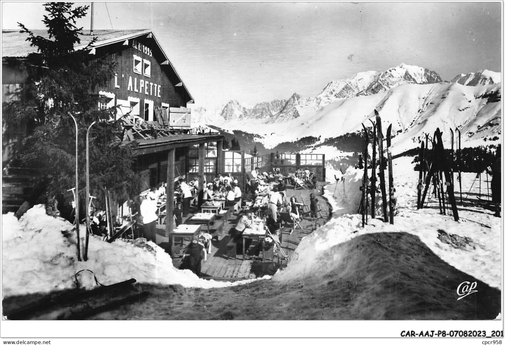 CAR-AAJP8-74-0775 - MEGEVE - L'alpette - Restaurant - Megève