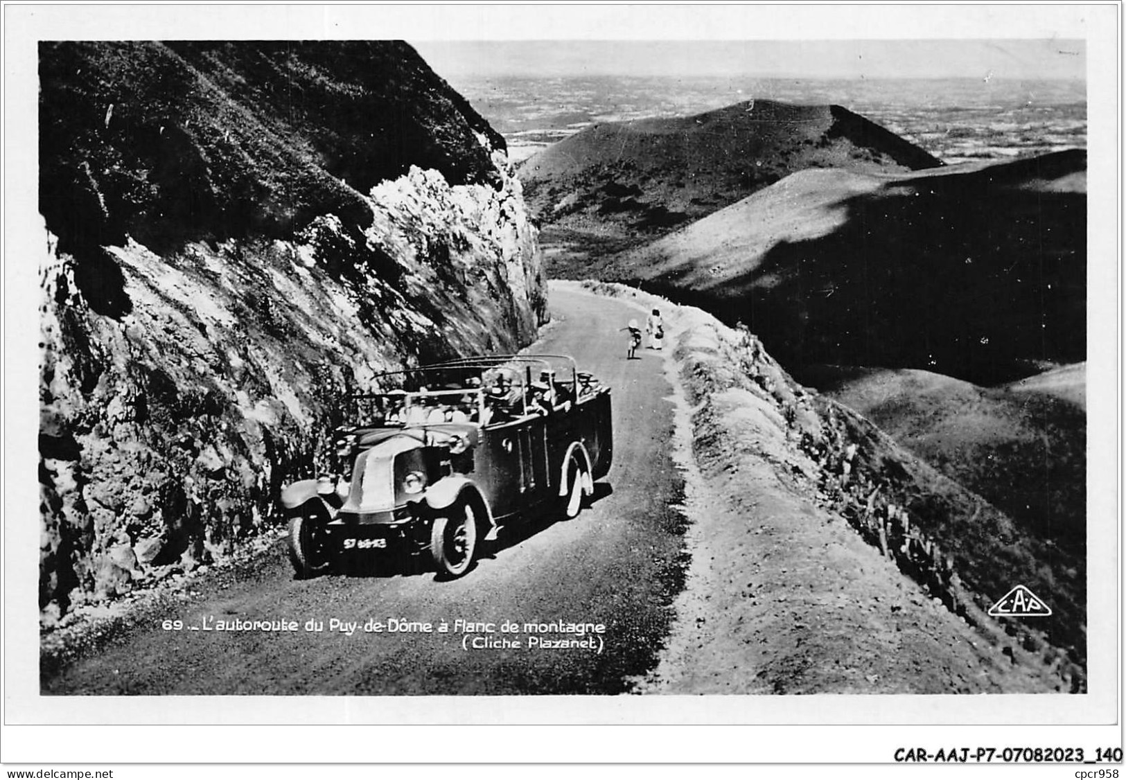 CAR-AAJP7-63-0641 - L'autoroute Di Puy-de-Dôme à Flanc De Montagne - Other & Unclassified