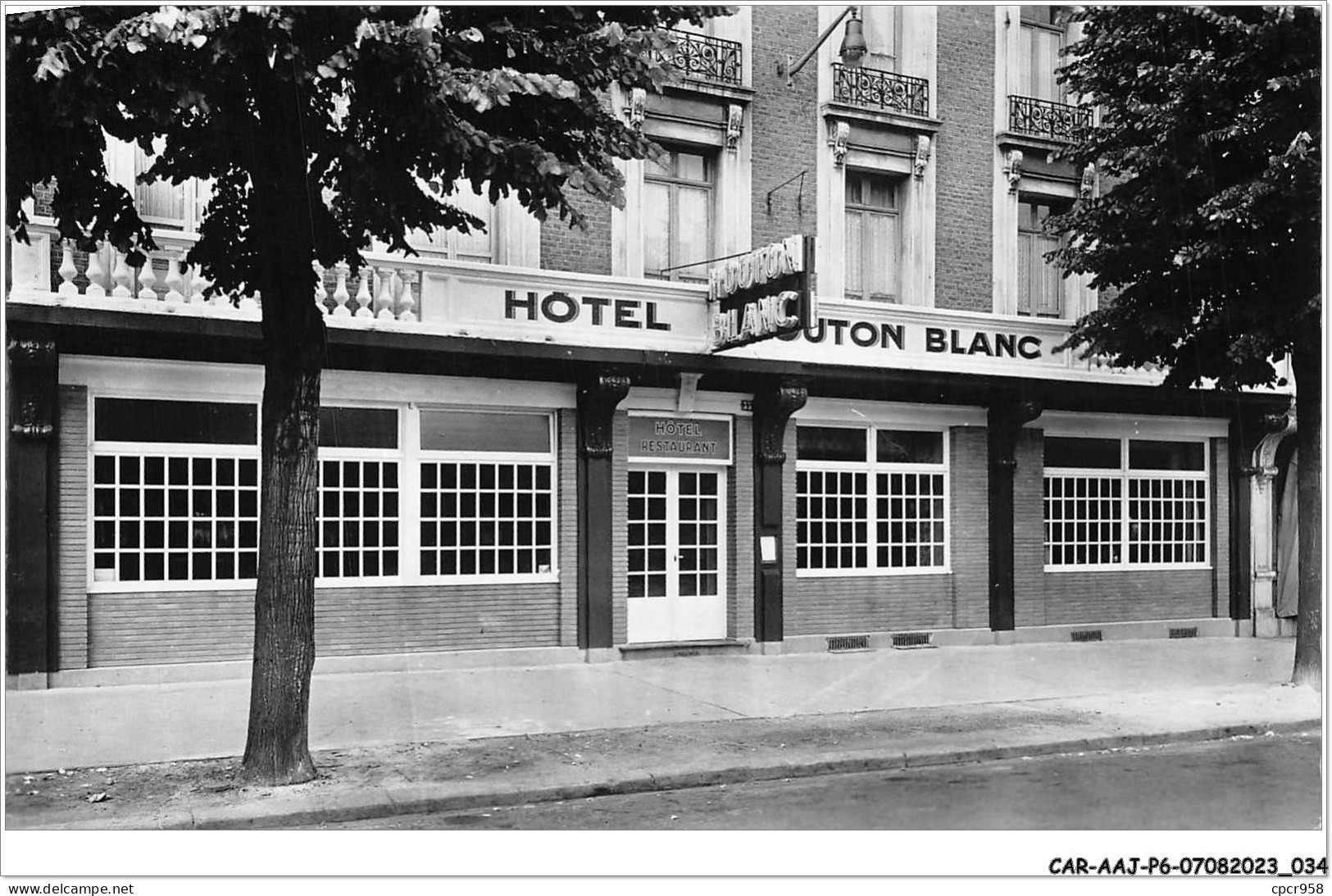 CAR-AAJP6-59-0485 - CAMBRAI - Hôtel-Restaurant  Du Mouton-Blanc - Près De La Gare - Cambrai
