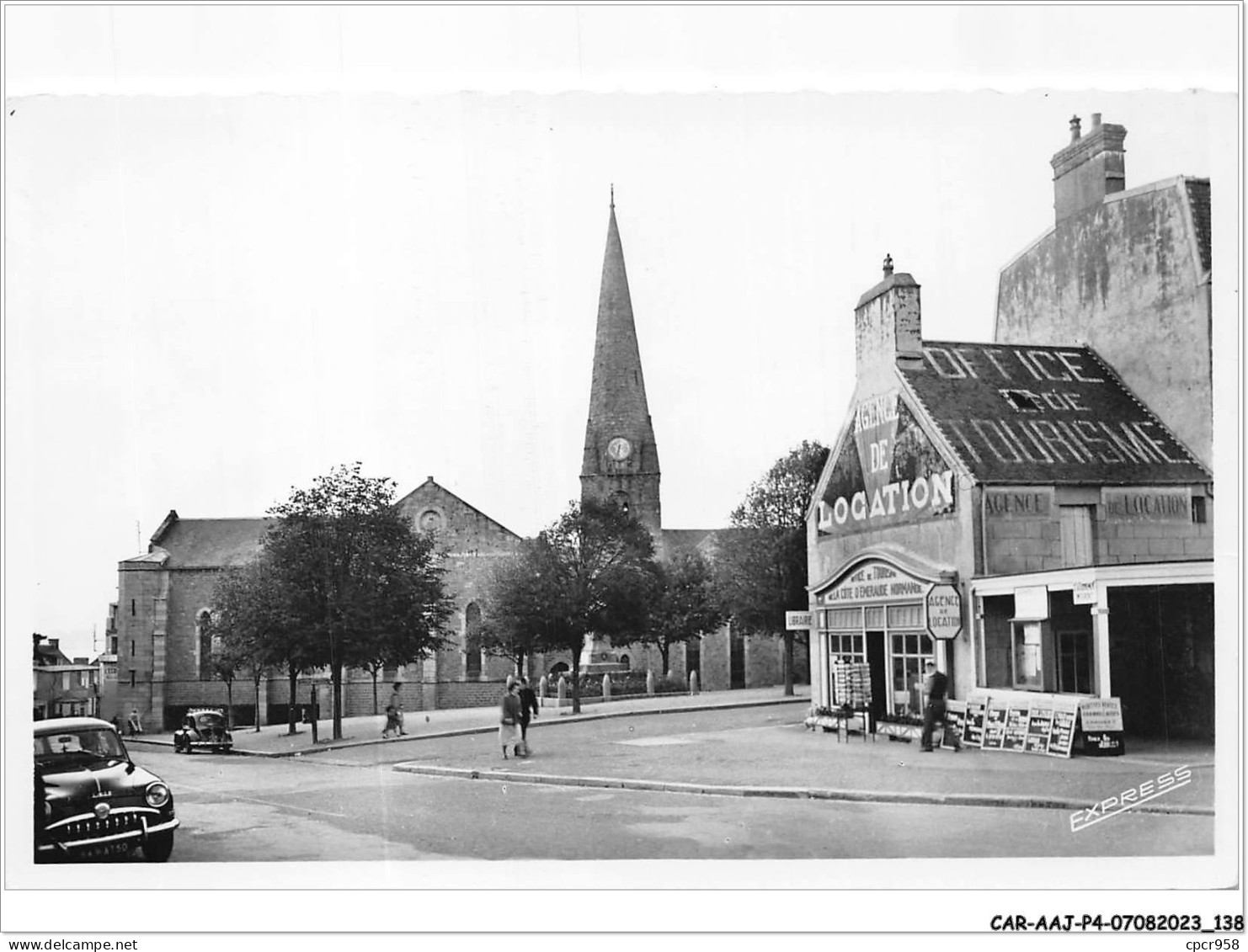 CAR-AAJP4-50-0349 - ST-PAIR-SUR-MER - L'église - Office Du Tourisme - Saint Pair Sur Mer