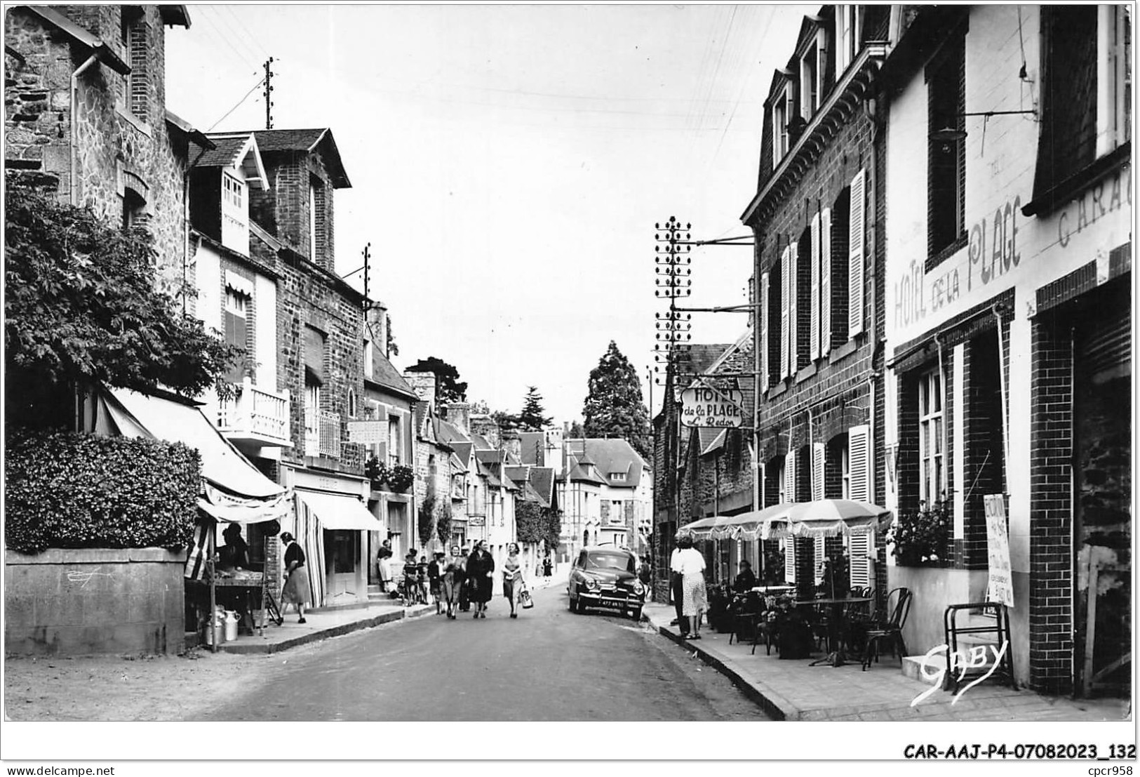 CAR-AAJP4-50-0346 - SAINT-JEAN-LE-THOMAS - Rue Pierre Le Jaudet - Hôtel De La Plage - Other & Unclassified