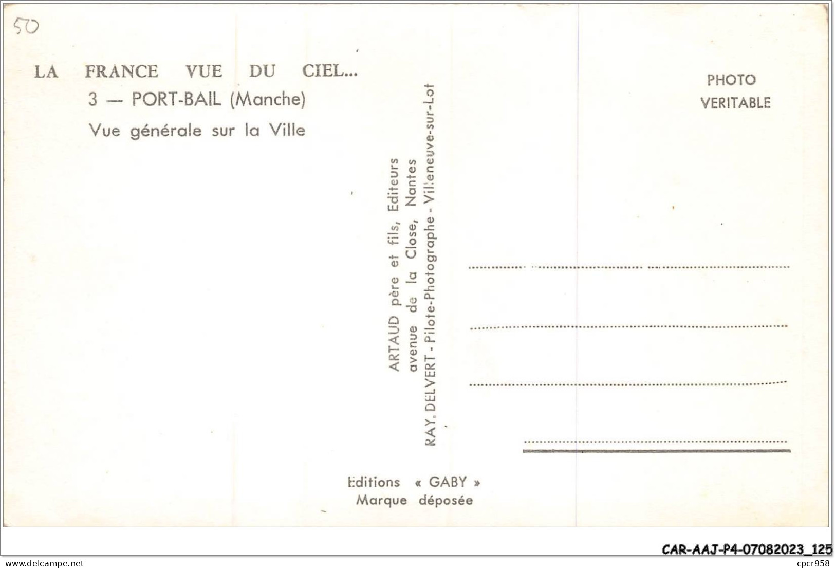 CAR-AAJP4-50-0342 - PORT-BAIL - Vue Générale Sur La Ville - Sonstige & Ohne Zuordnung