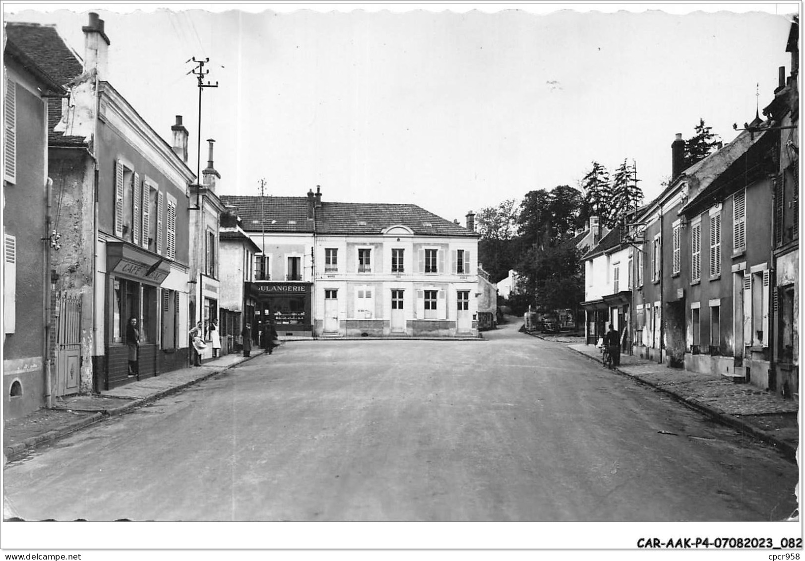 CAR-AAKP4-77-0390 - MONTRY - Place De La Mairie - Boulangerie, Café - Sonstige & Ohne Zuordnung