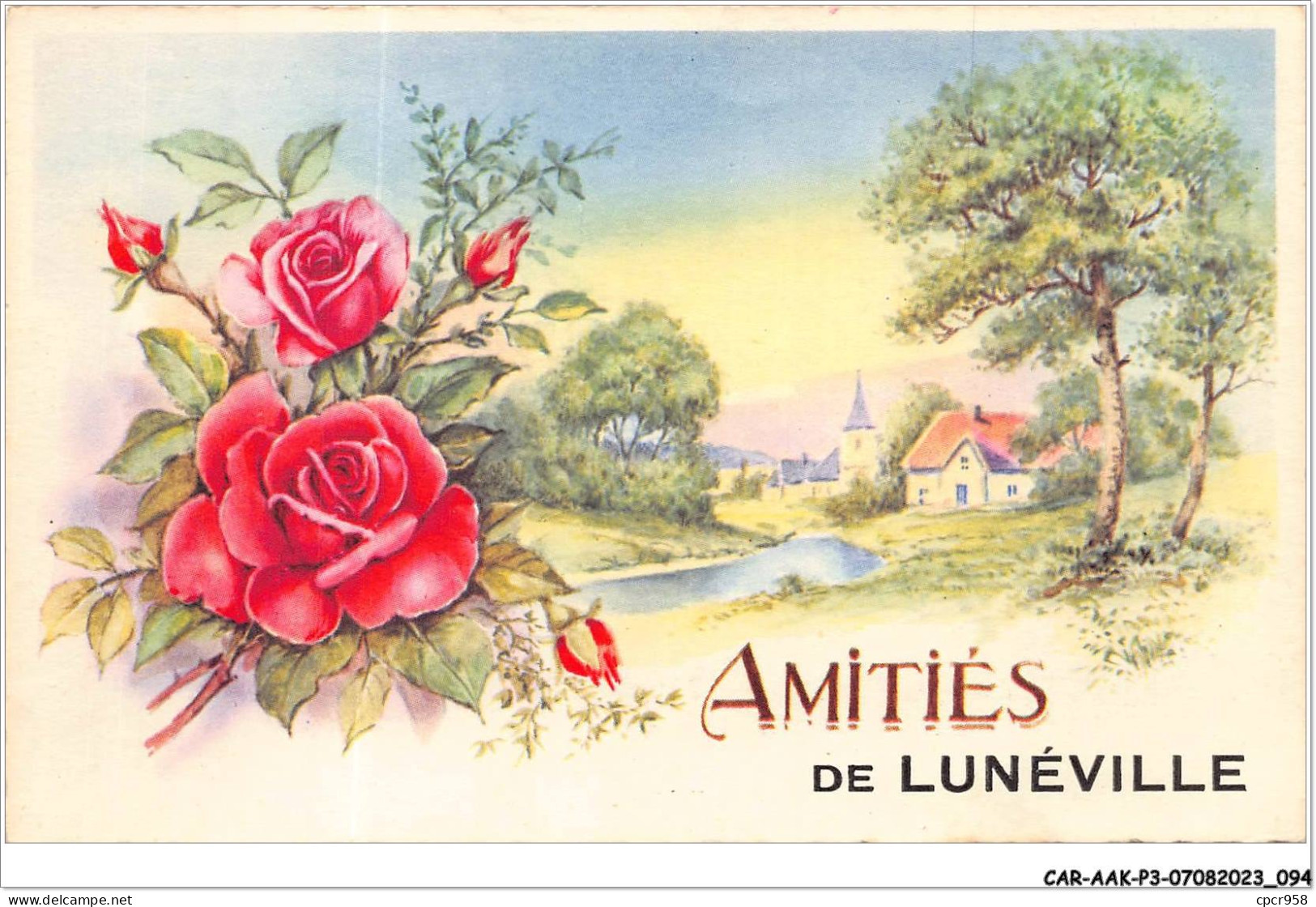 CAR-AAKP3-54-0289 - Amitiés De LUNEVILLE - Luneville