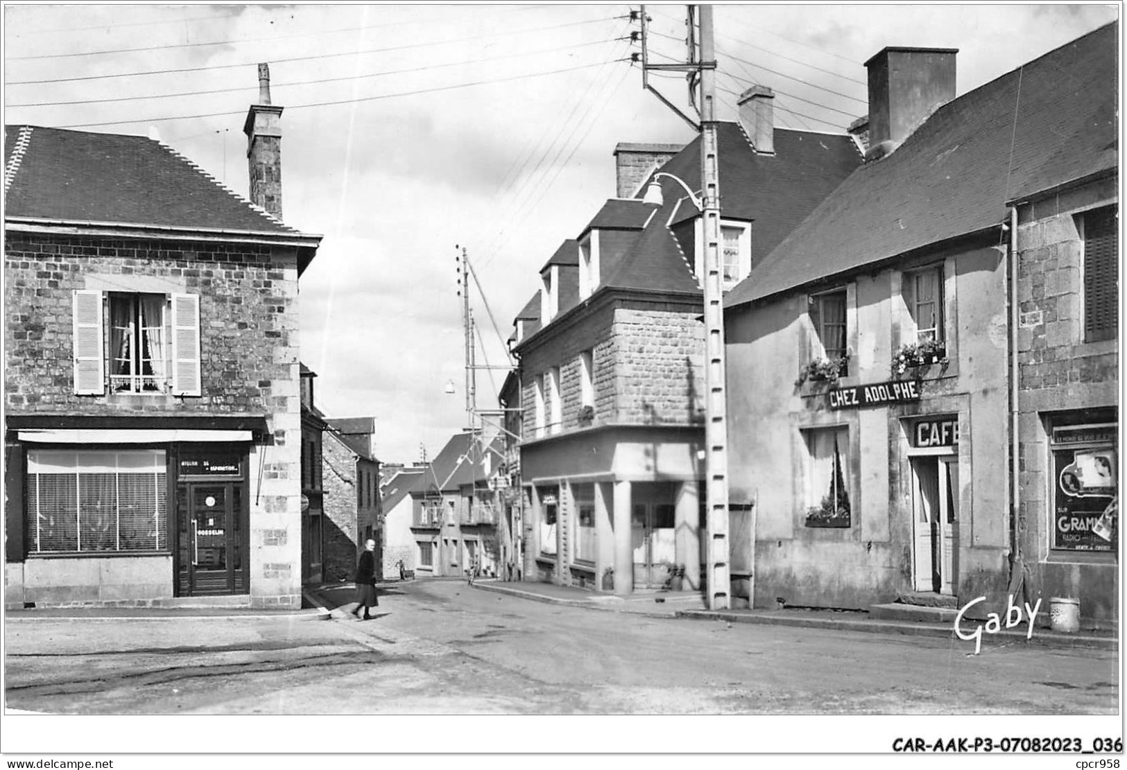 CAR-AAKP3-50-0260 - LE TEILLEUL - Rue De Bretagne - Café Chez Adolphe - Sonstige & Ohne Zuordnung
