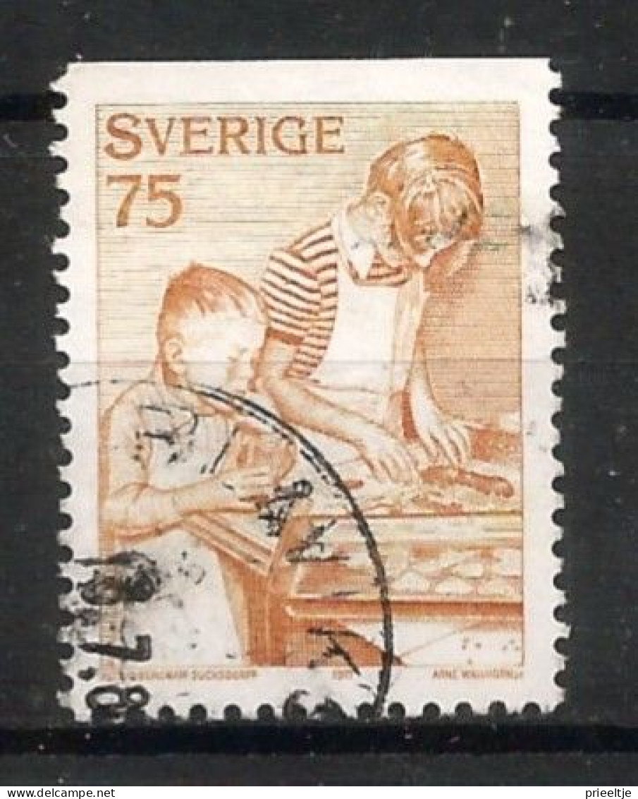 Sweden 1977 Christmas Preparations Y.T. 985 (0) - Oblitérés