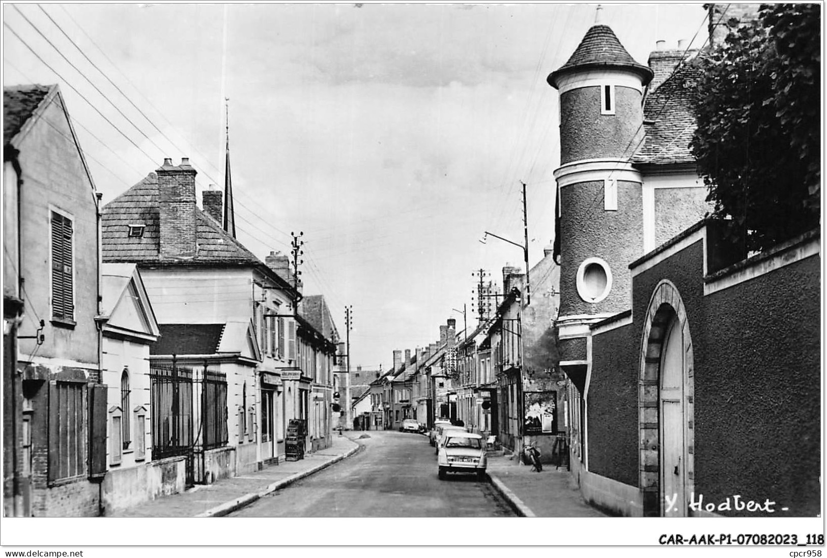CAR-AAKP1-77-0060 - EGREVILLE - Rue Saint-Martin - L'Hôtel De Ville Et La Maison à La Tourelle - Other & Unclassified