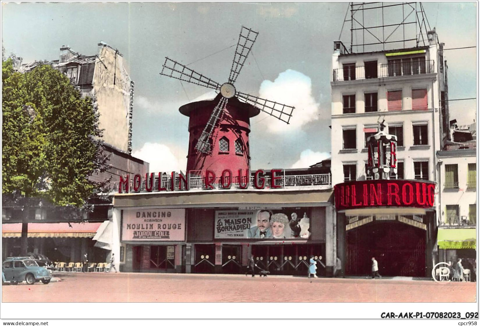 CAR-AAKP1-75-0047 - PARIS XVIII - MONTMARTRE - Le Moulin Rouge - Place Blanche - Arrondissement: 18