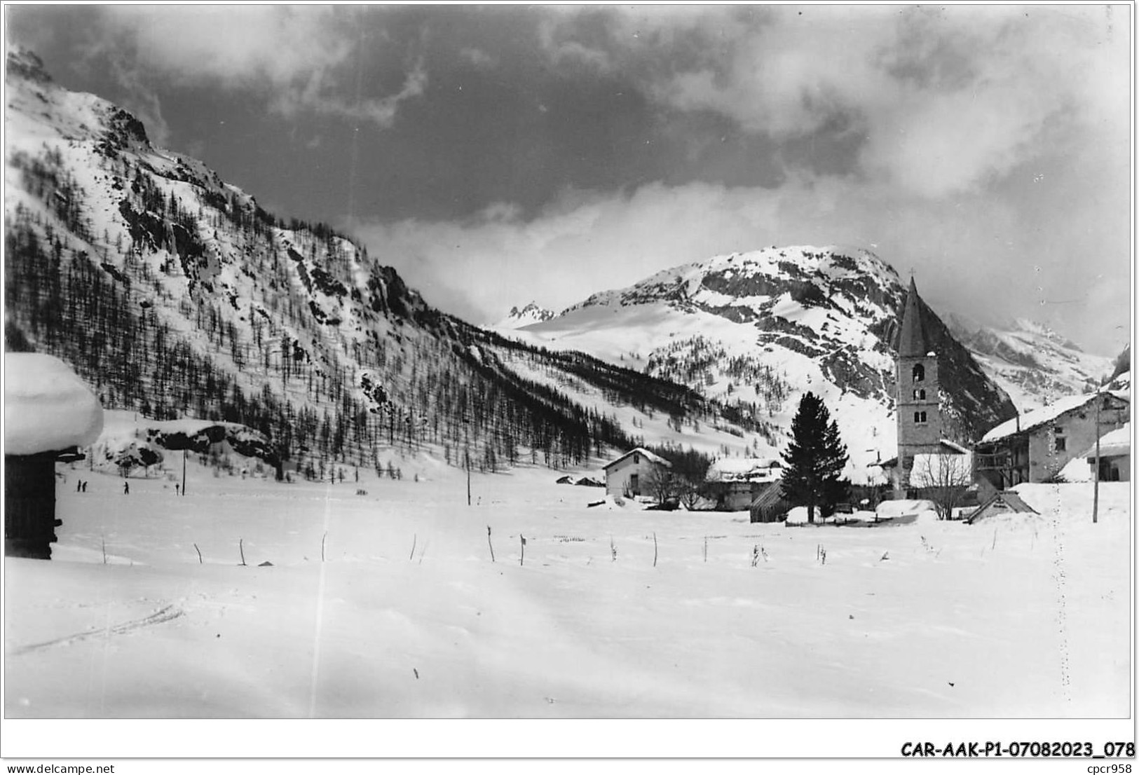 CAR-AAKP1-73-0040 - VAL D'ISERE - Vue Sur Le Pas Et Le Roc De La Tovière - Val D'Isere