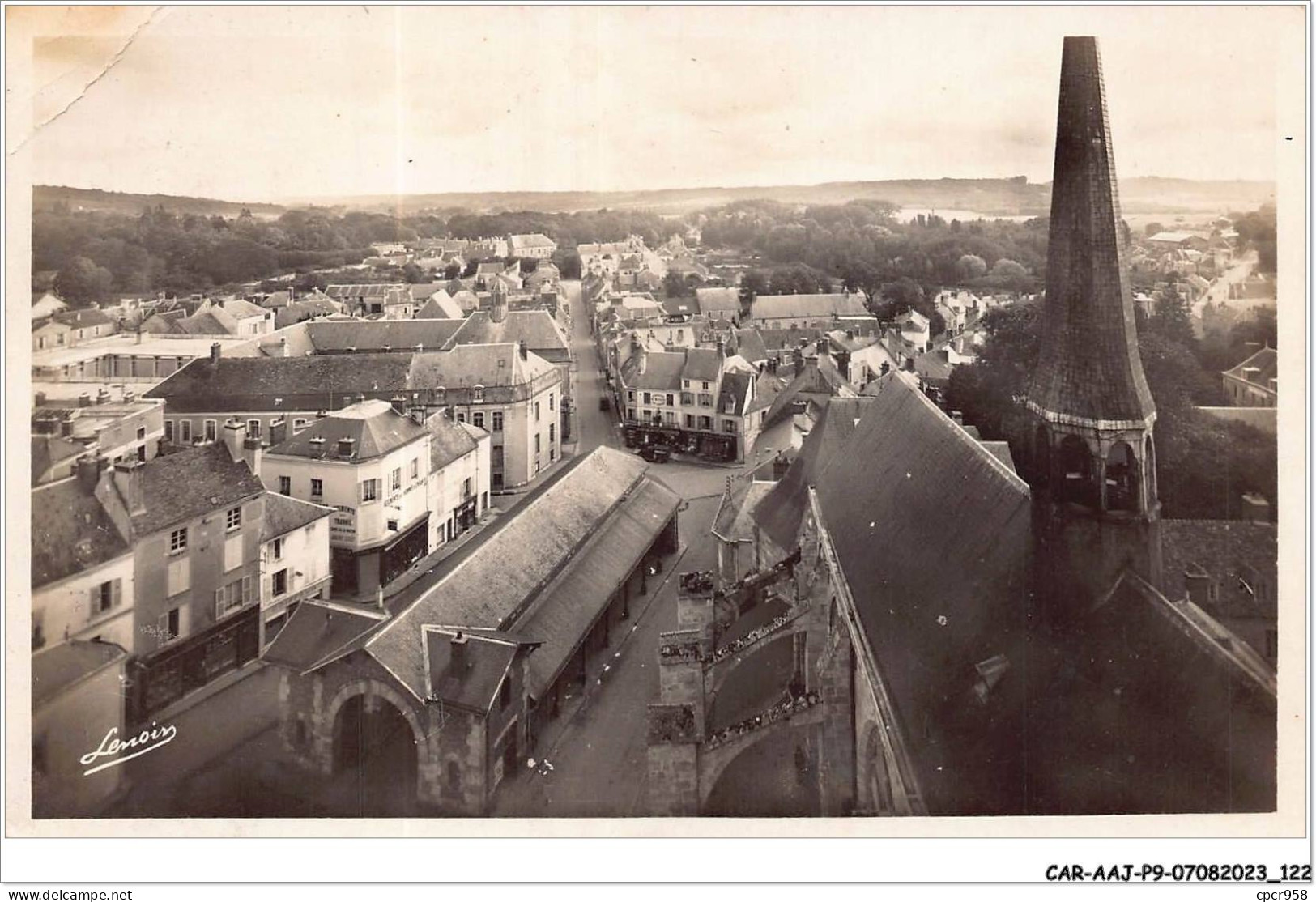 CAR-AAJP9-78-0846 - DOURDAN - Vue Panoramique Sur Les Halles Et La Rue St-Pierre - Other & Unclassified