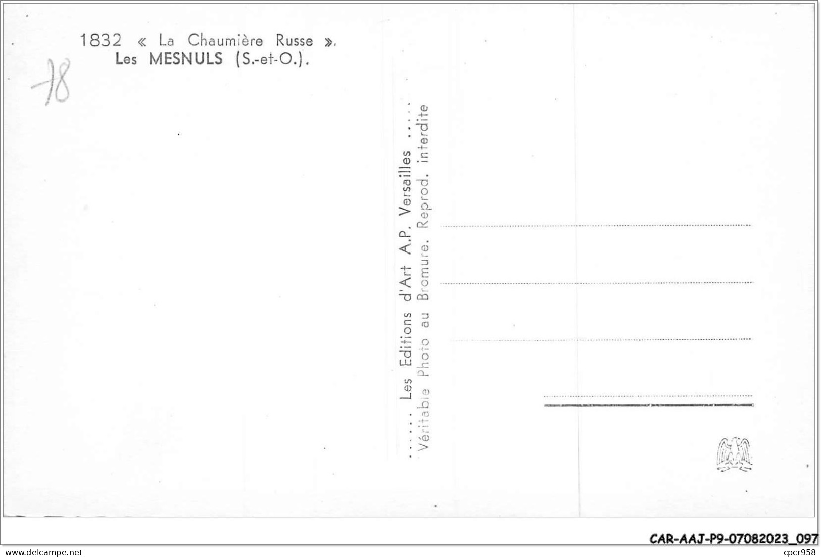 CAR-AAJP9-78-0833 - LES MESNULS - La Chaumière Russe - Other & Unclassified