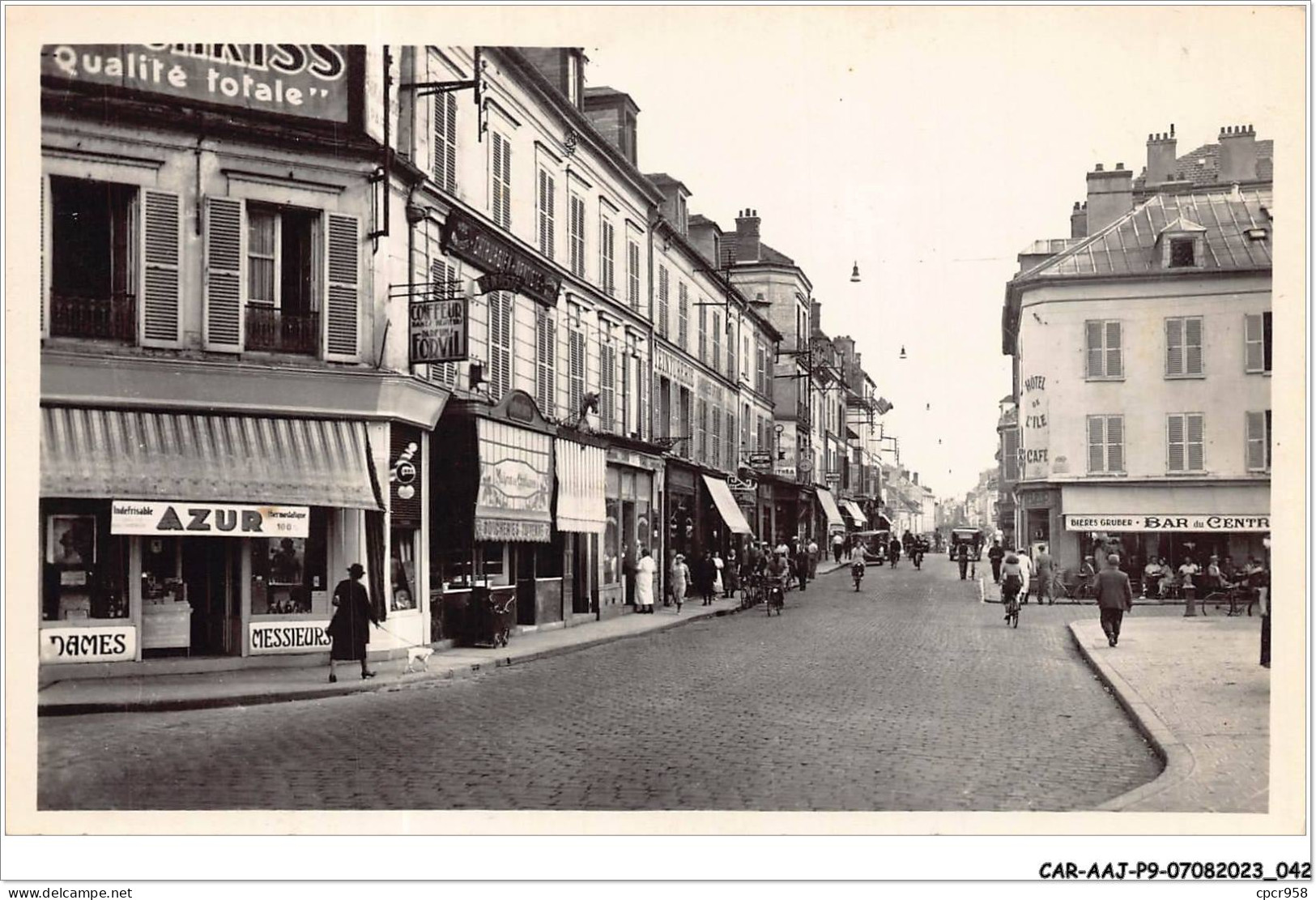 CAR-AAJP9-77-0806 - LAGNY - Grande Rue St-Etienne - Commerces - Lagny Sur Marne