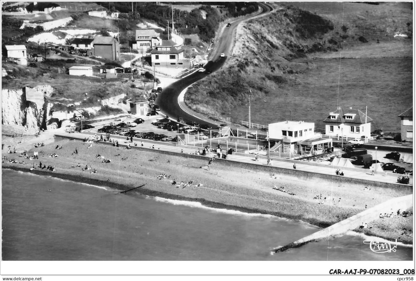 CAR-AAJP9-76-0789 - POURVILLE - La Plage, Route De Dieppe - Dieppe