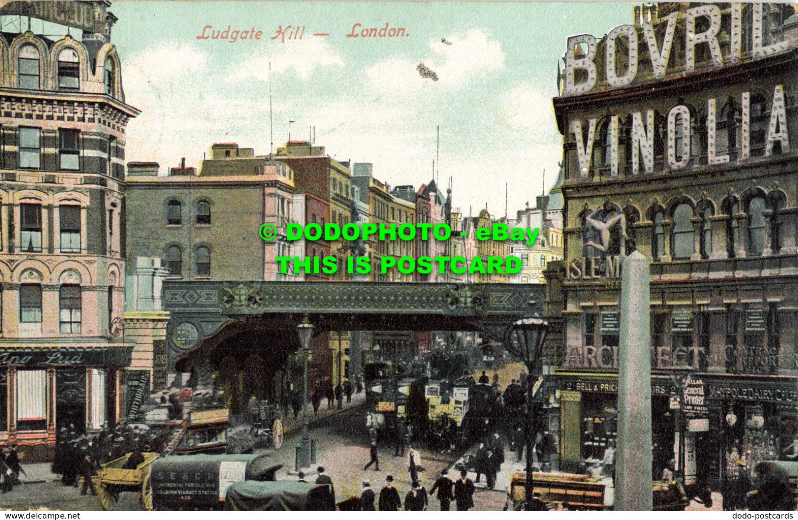 R562455 London. Ludgate Hill. Postcard. 1907 - Sonstige & Ohne Zuordnung