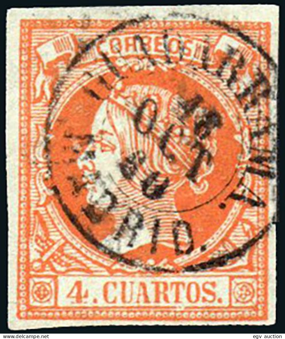 Madrid - Edi O 52 - 4 C.- Mat Fech. Tp. II "Guadarrama" - Used Stamps