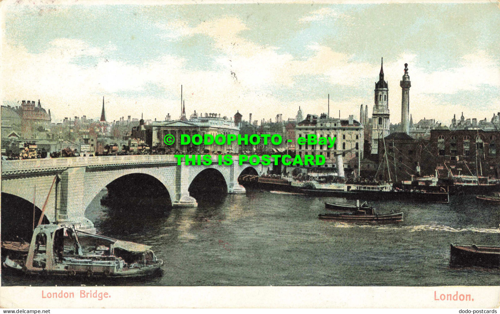 R562145 London. London Bridge. Postcard. 1907 - Sonstige & Ohne Zuordnung