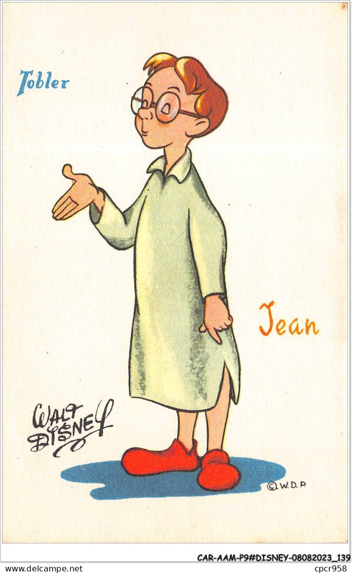 CAR-AAMP9-DISNEY-0785 - Jean - Publicite Chocolat Tobler  - Disneyland