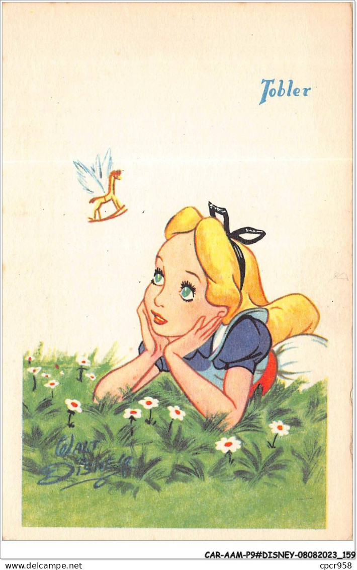 CAR-AAMP9-DISNEY-0795 - Alice - Publicite Chocolat Tobler  - Disneyland